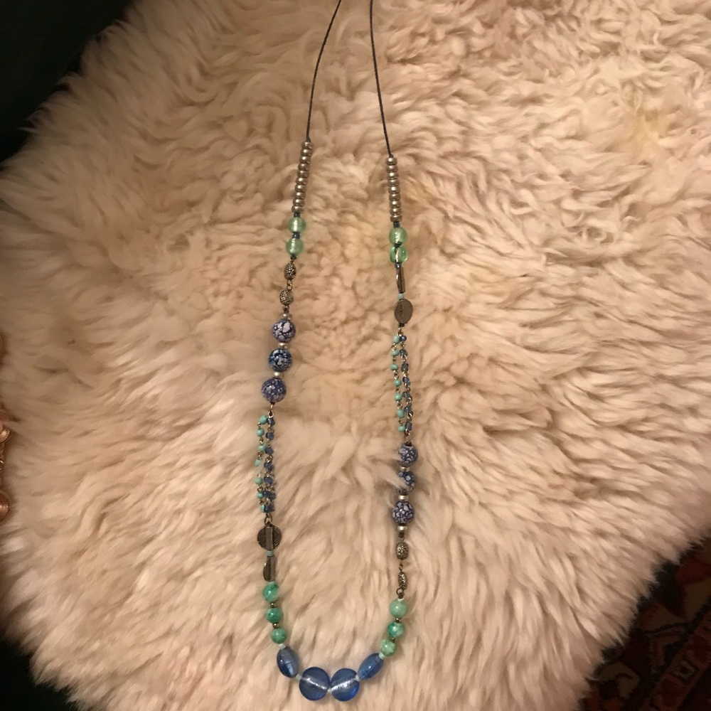 Christopher & Banks beaded necklace 30”